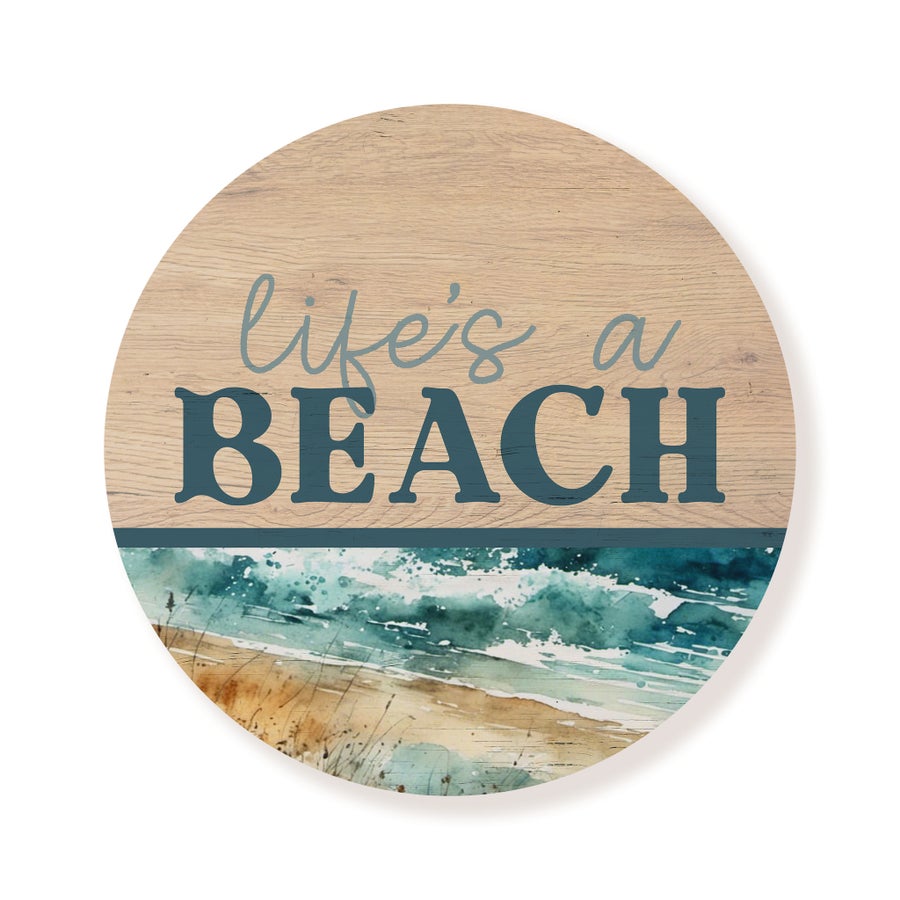 Life's A Beach Circle image 0