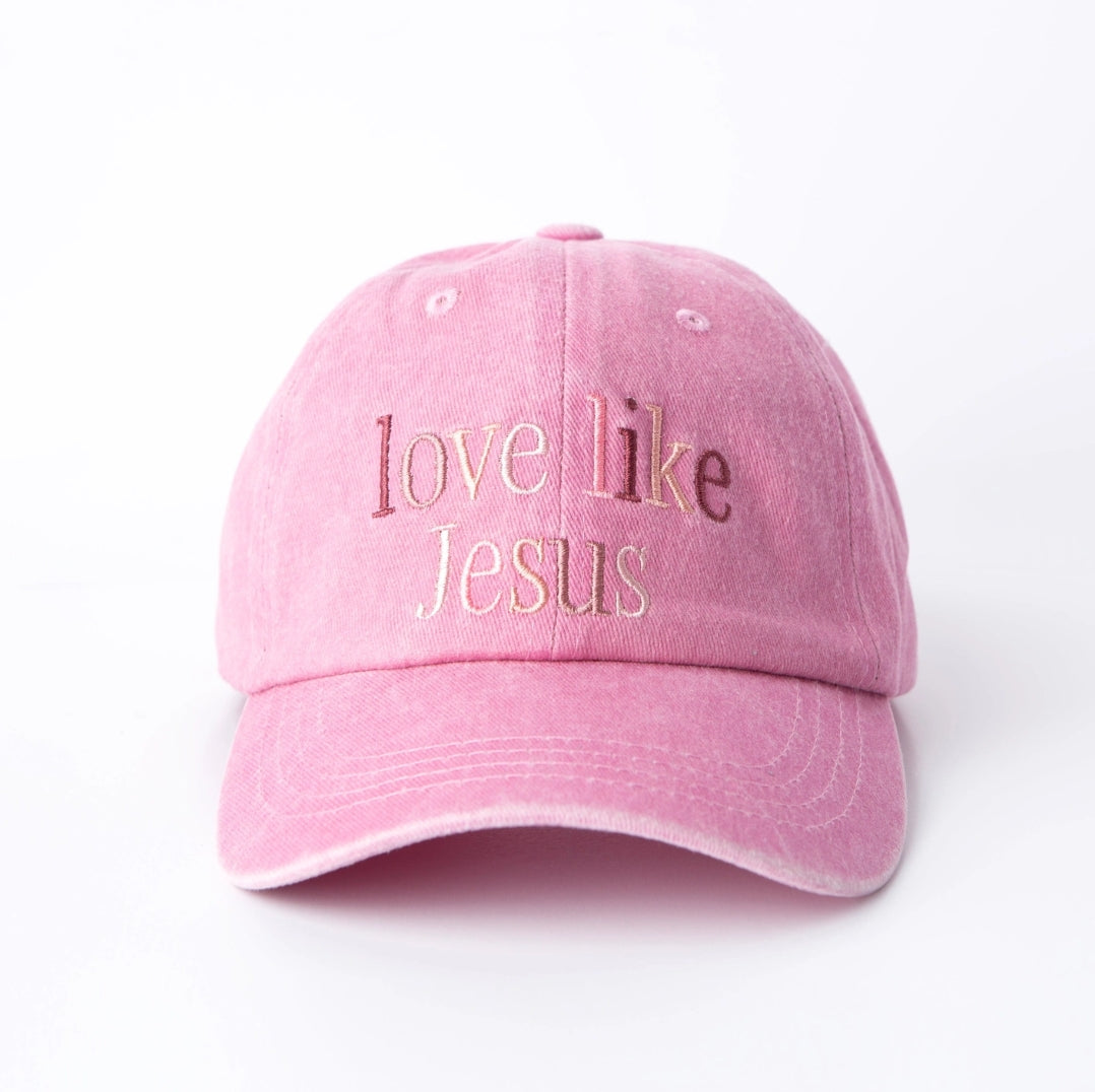 Embroidered Love Like Jesus Hat image 0