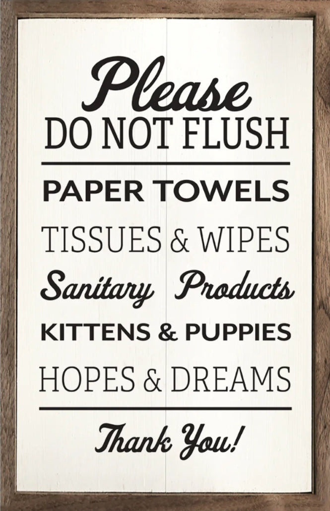 Please Do Not Flush White image 0