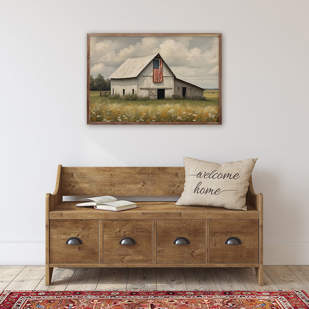 American Heritage White Barn image 1