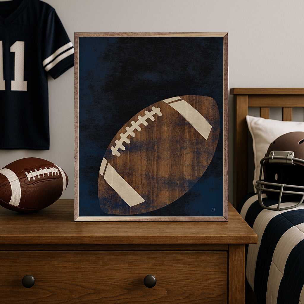 Football Wood By Sarah Adams image 0