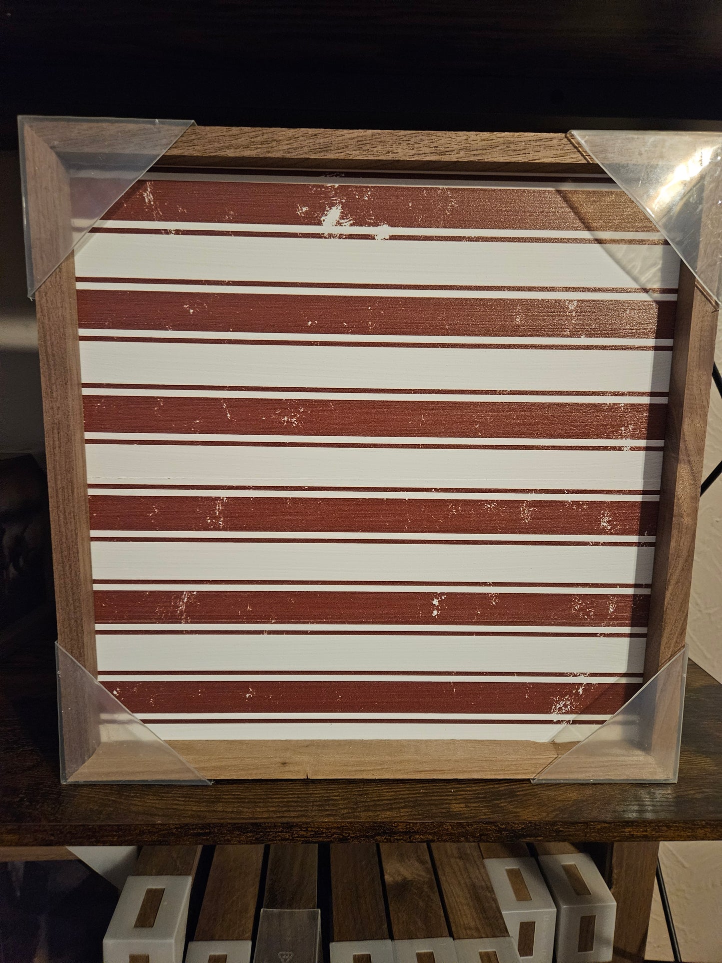 Pattern Red And White Stripes image 1