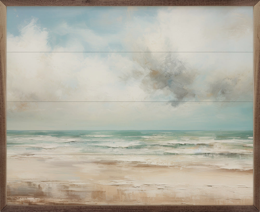 Cloudy Beach By Petals Prints Design image 1