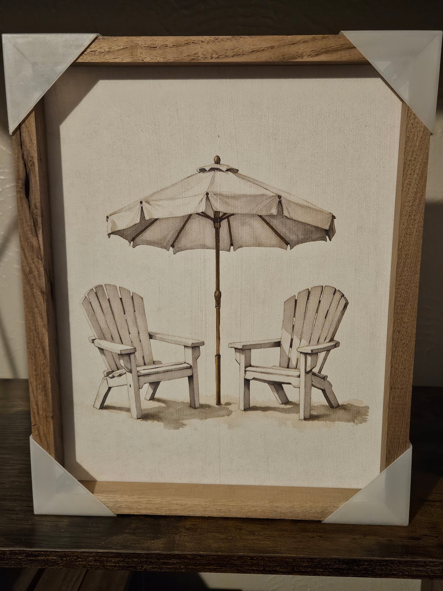 Two Chairs And Umbrella image 1