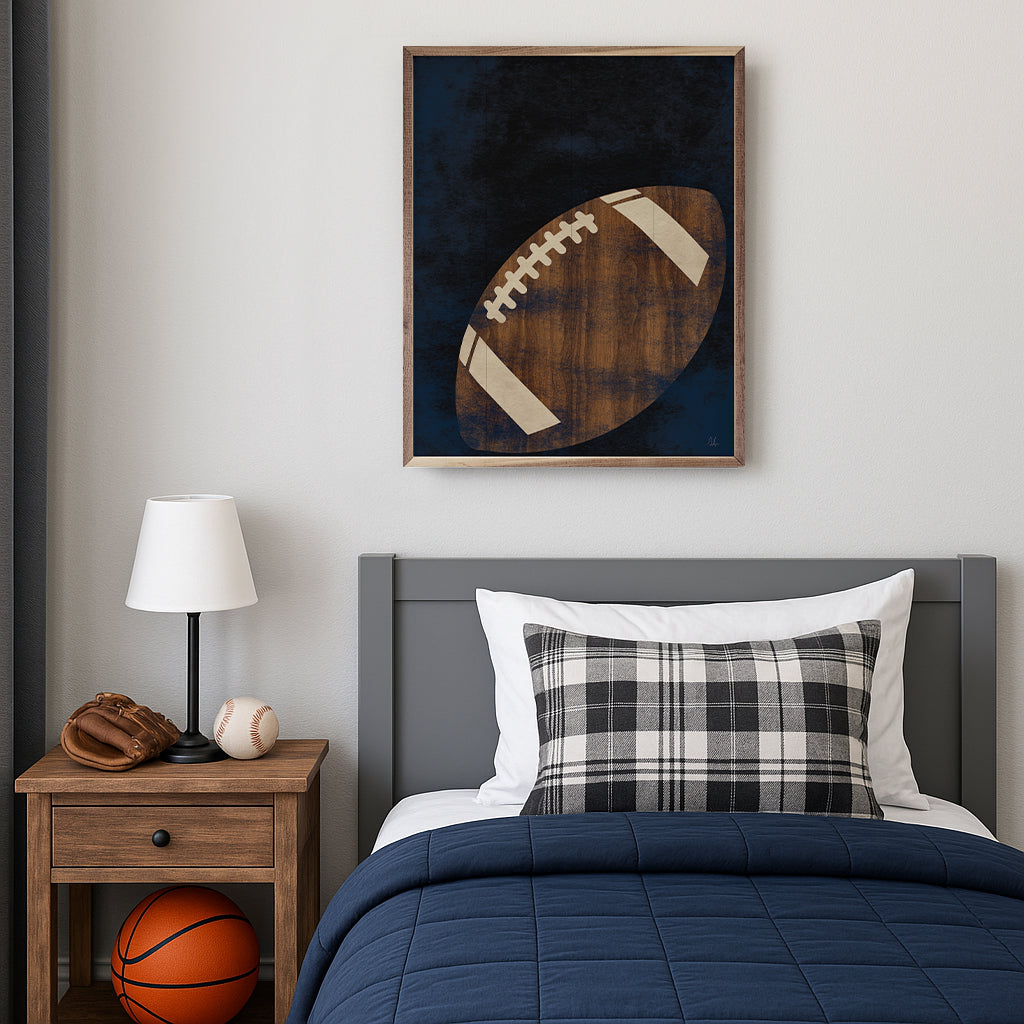 Football Wood By Sarah Adams image 1