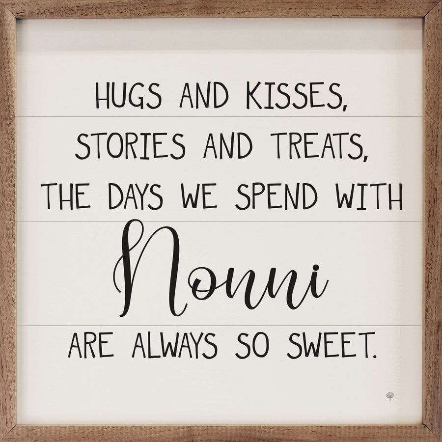 Hugs and Kisses Nonni White image 0