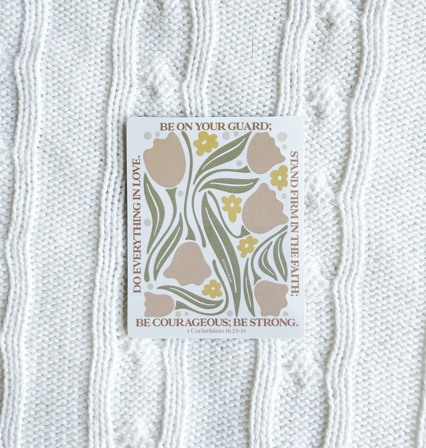 Do Everything in Love Sticker