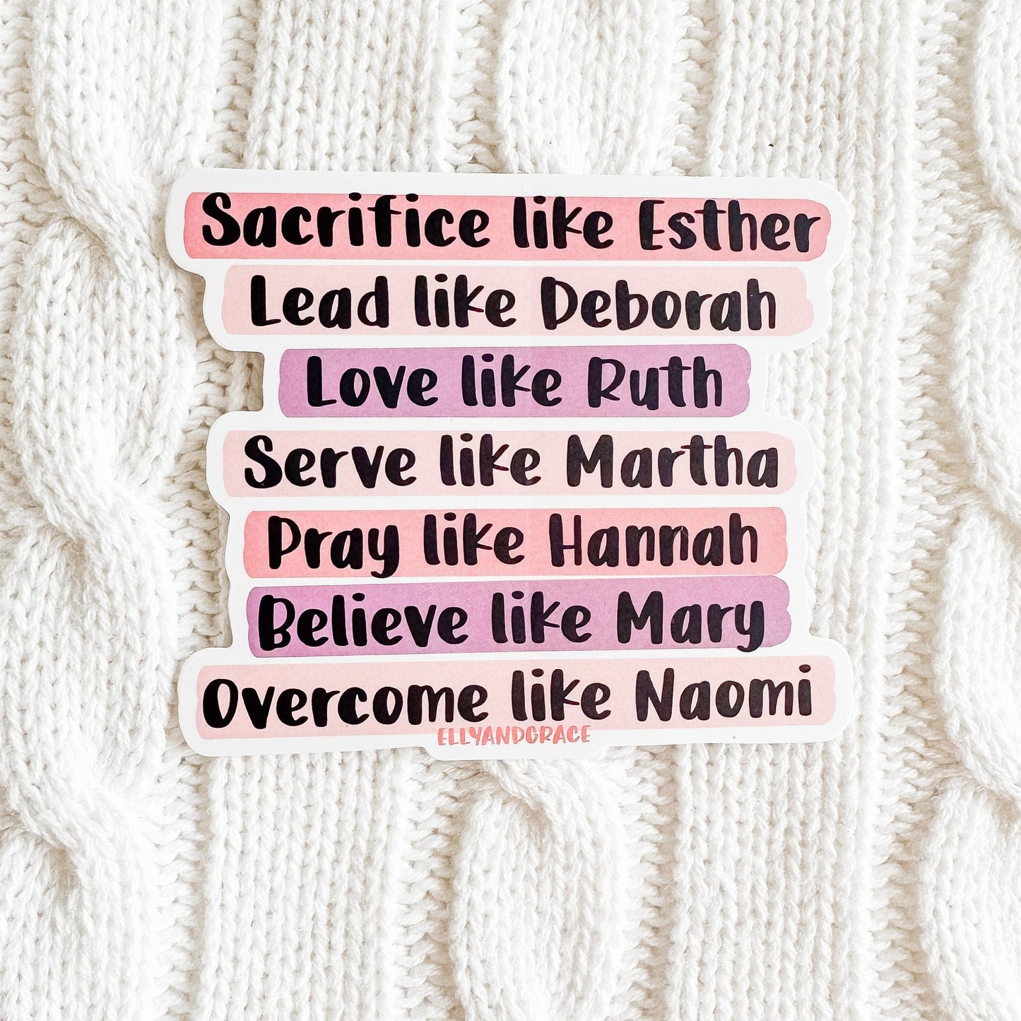 Modern Women of the Bible Sticker