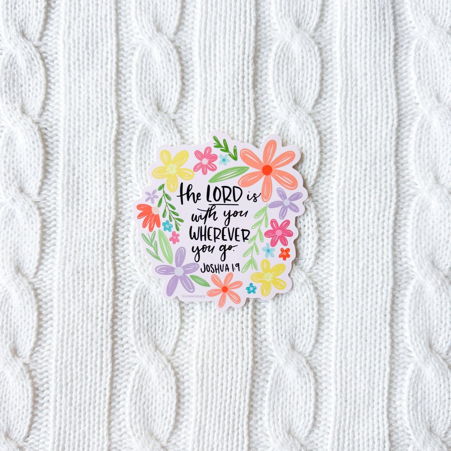 The Lord is With You Sticker