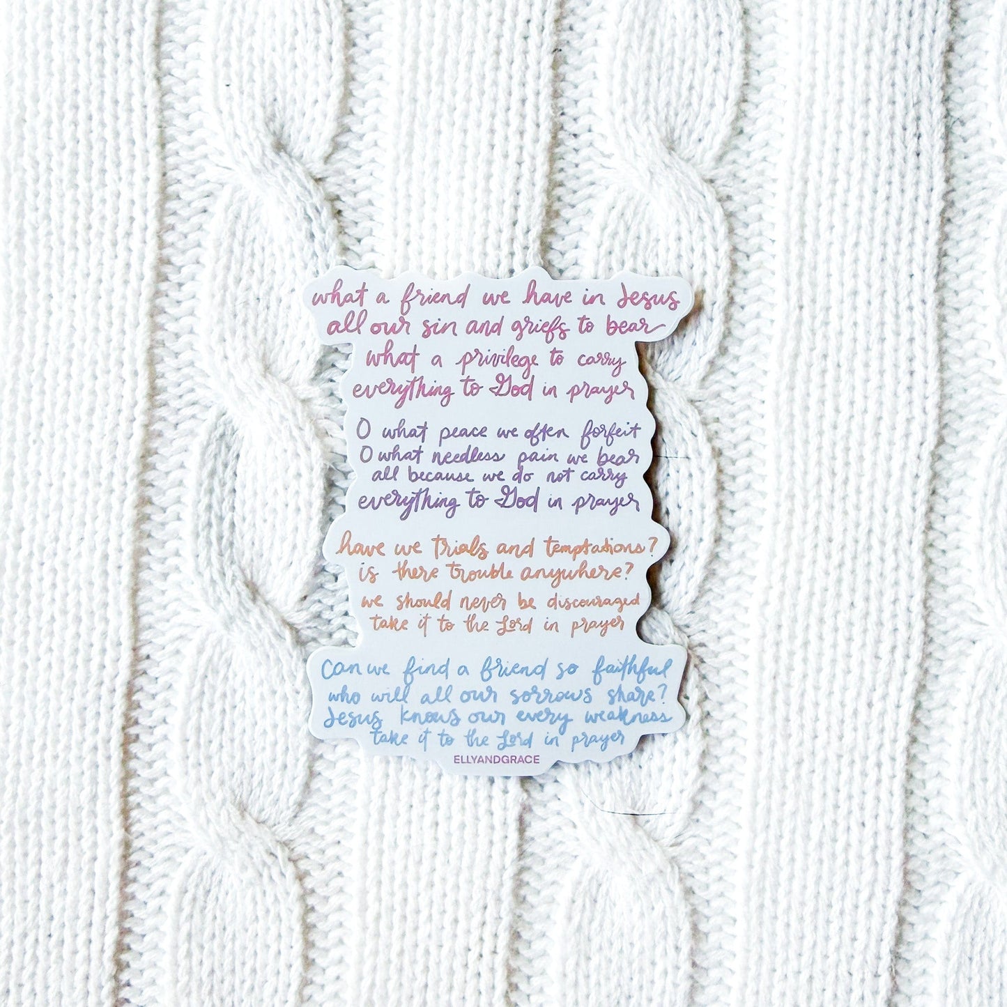 What a Friend We Have in Jesus