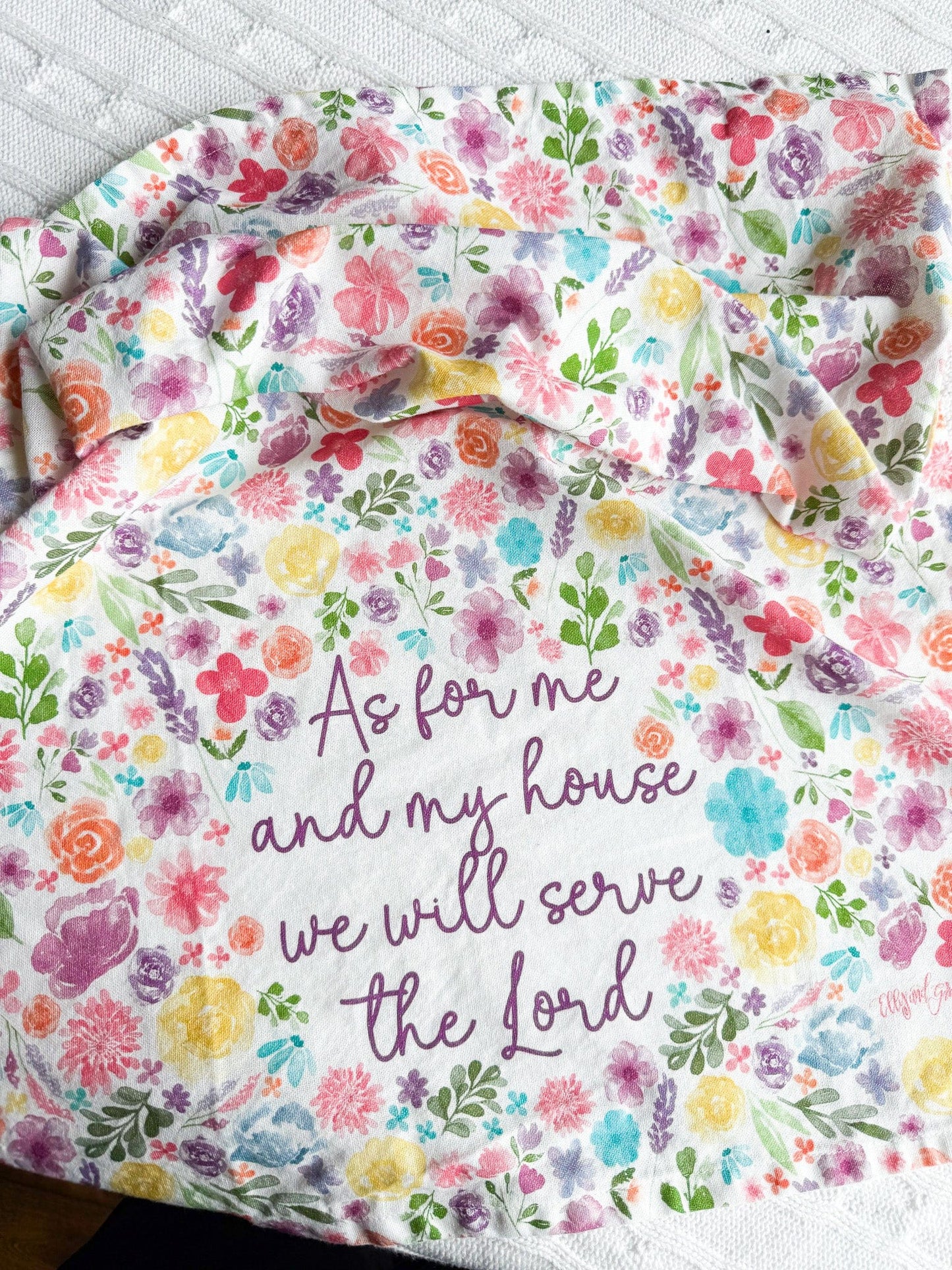 As For Me and My House Tea Towel