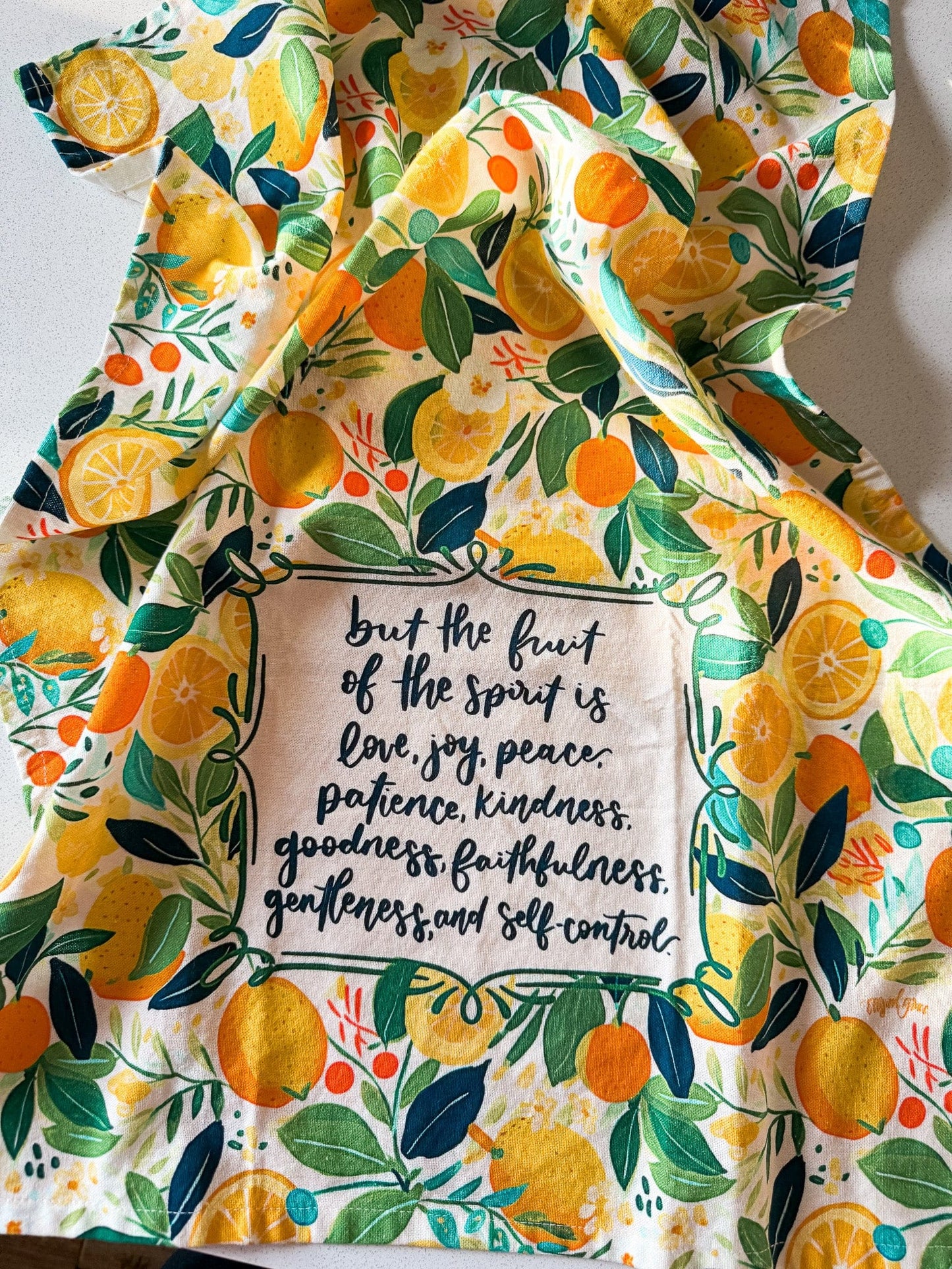 Fruit of the Spirit Tea Towel