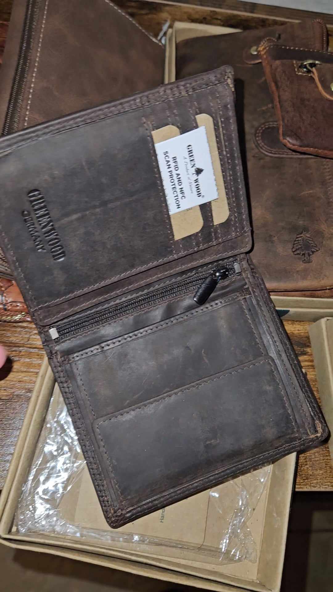Tim Handmade Genuine Leather Wallet image 11