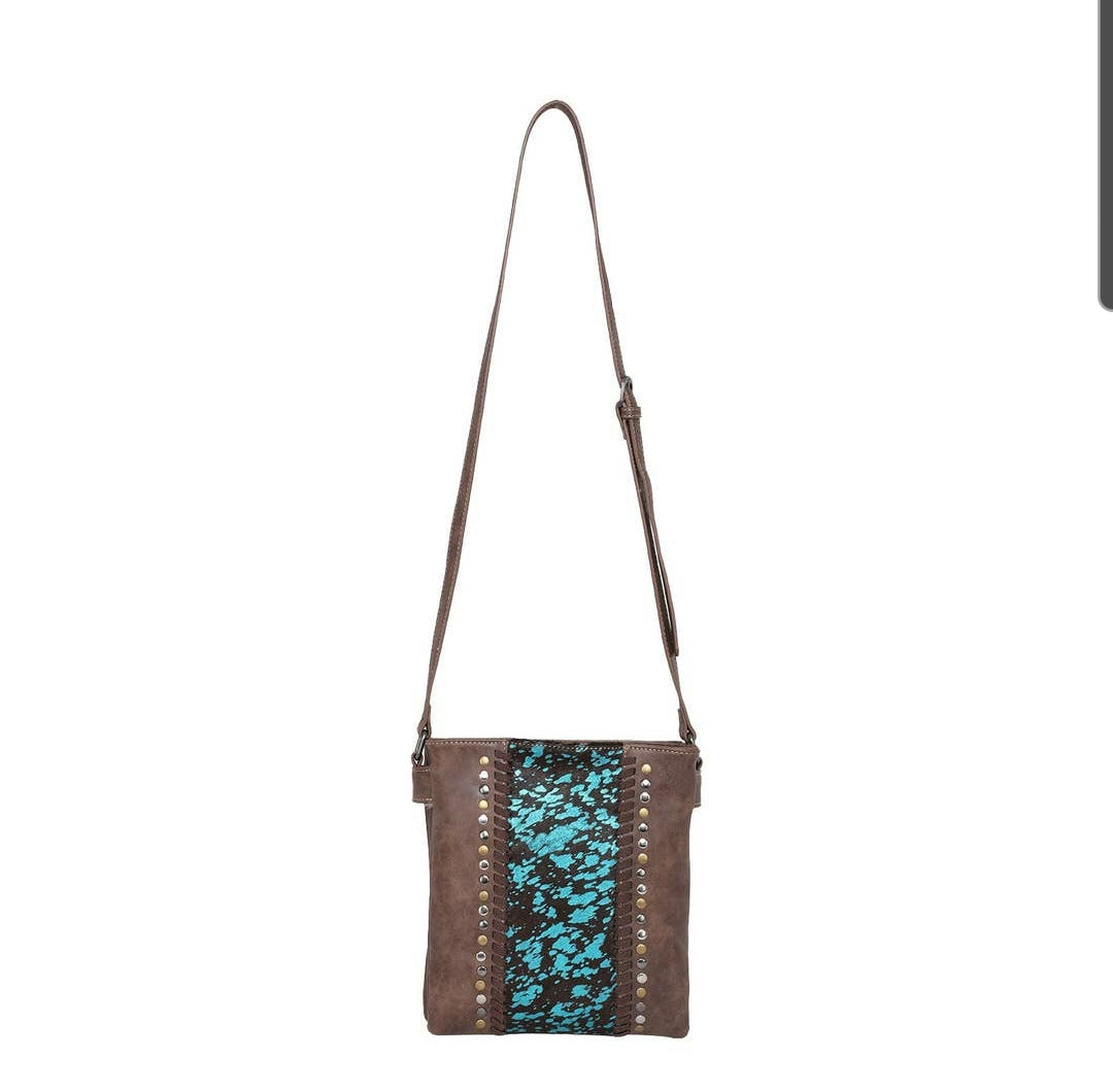 Trinity Ranch Hair-On Leather Concealed Carry Crossbody Purse image 8