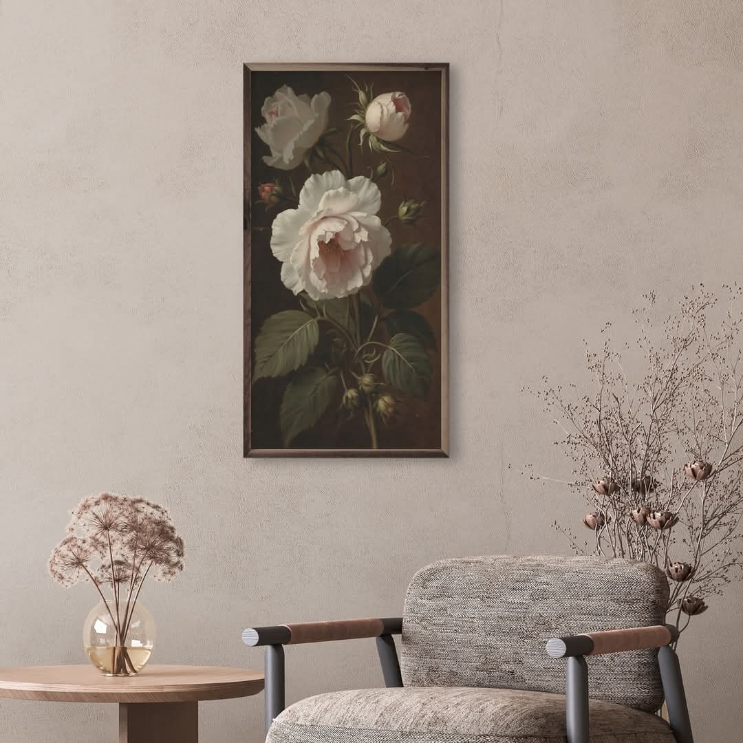 Vintage Ivory Peonies image 0