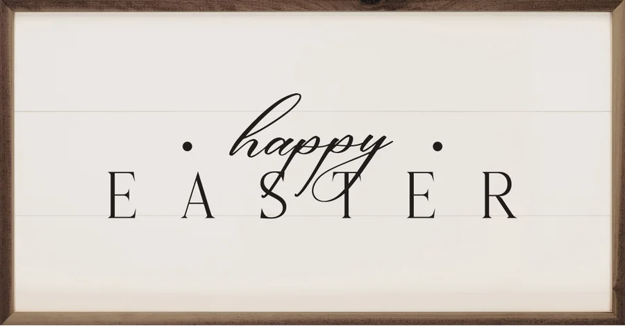 Happy Easter Dots White image 0