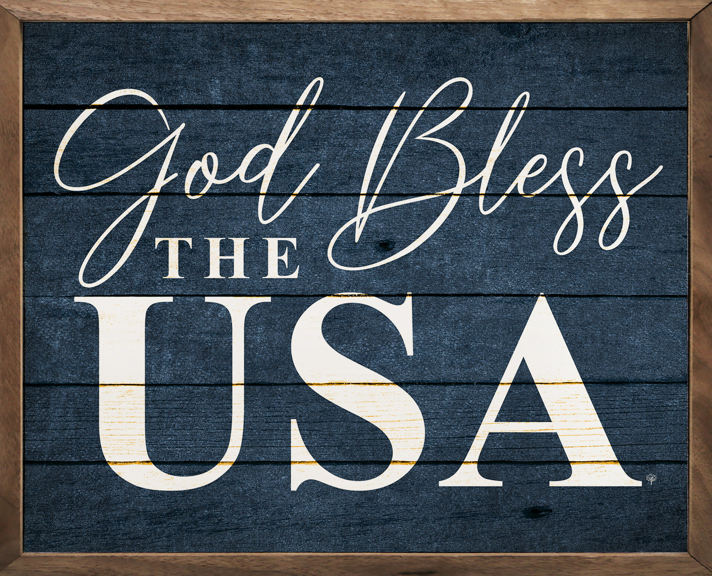 God Bless The USA Blue image 0