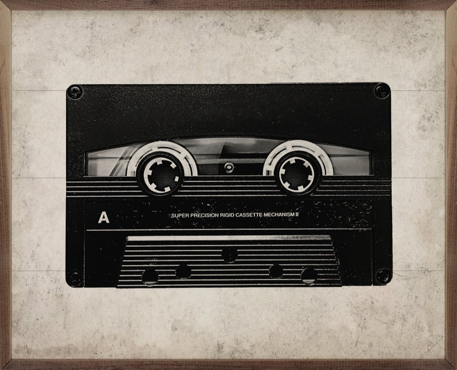 Cassette In Black And White image 0