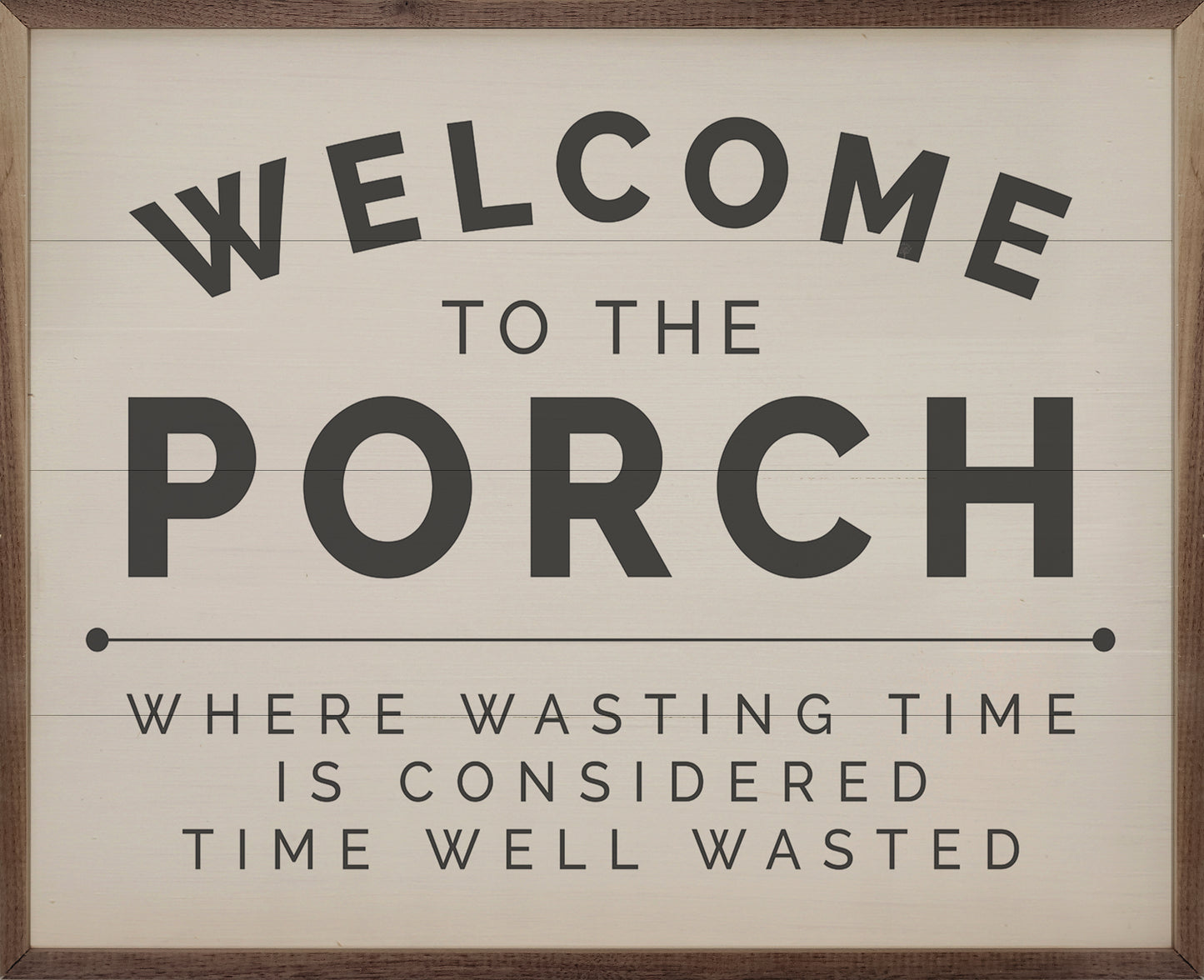 Welcome To The Porch White image 0