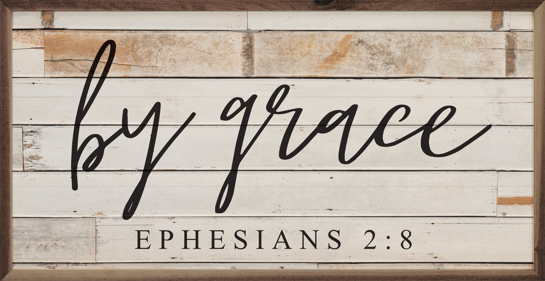 By Grace Ephesians 2:8 Whitewash image 1