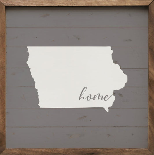 Home State Personalized State Gray image 0