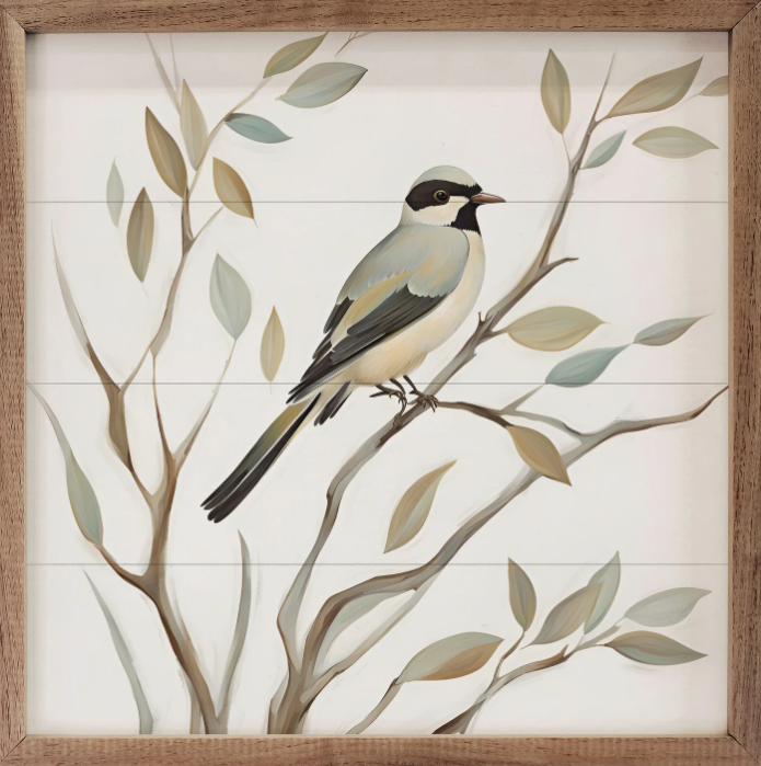 Solo Bird On Branch image 0