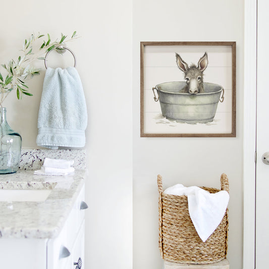 Donkey Metal Tub White image 0
