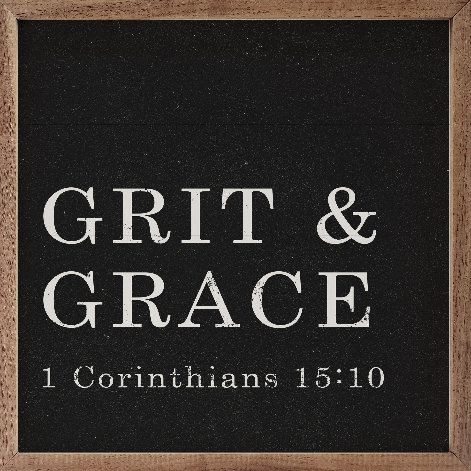 Grit And Grace 1 Corinthians 15:10 Black image 0