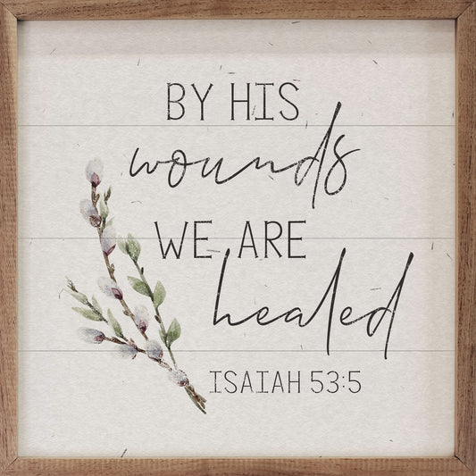 By His Wounds We Are Healed White image 0