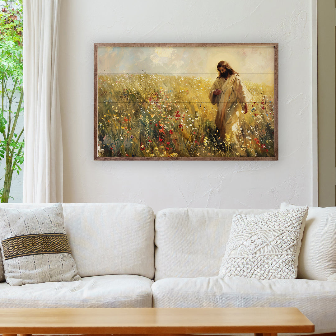 Jesus Among Wildflowers image 1