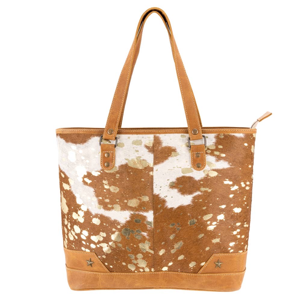 Genuine Leather Tote w/Laptop Compartment