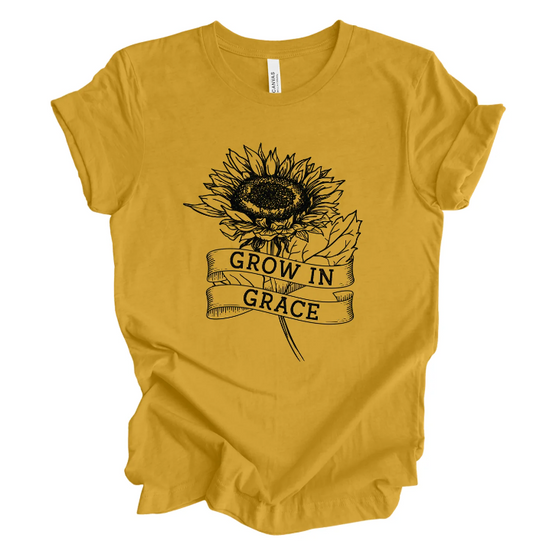 Grow In Grace Sunflower Tee image 0