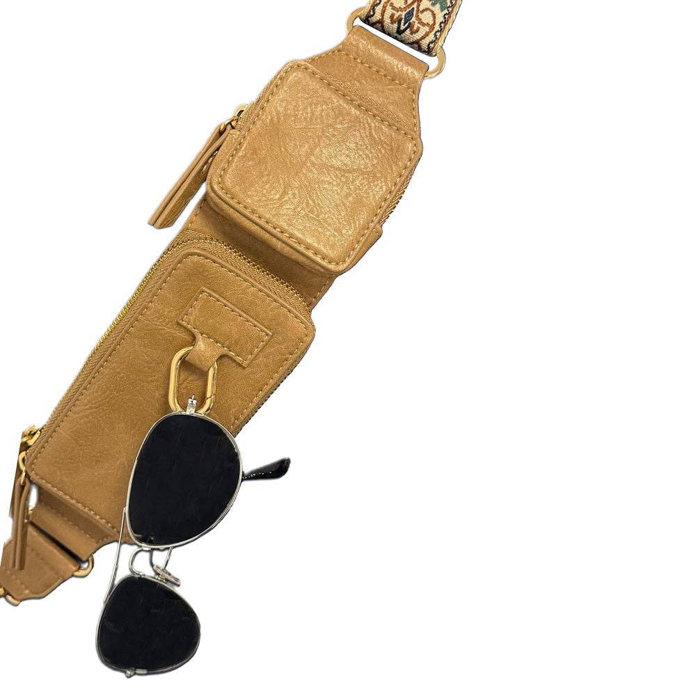 Zip & Clip RFID Strap: Espresso (Hardware: Gold)