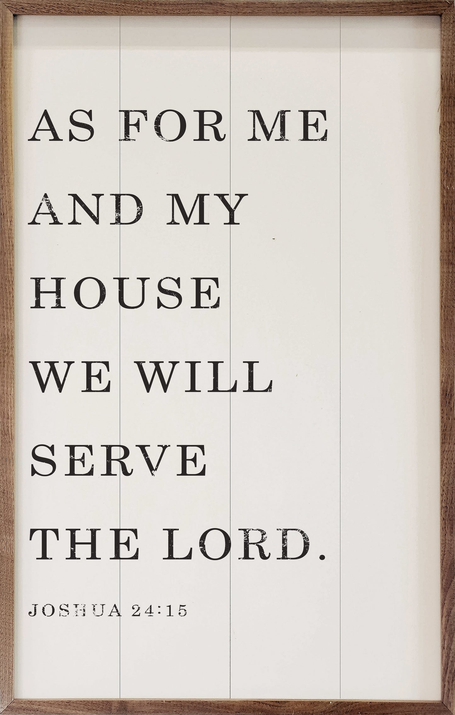 As For Me And My House Joshua 24 15