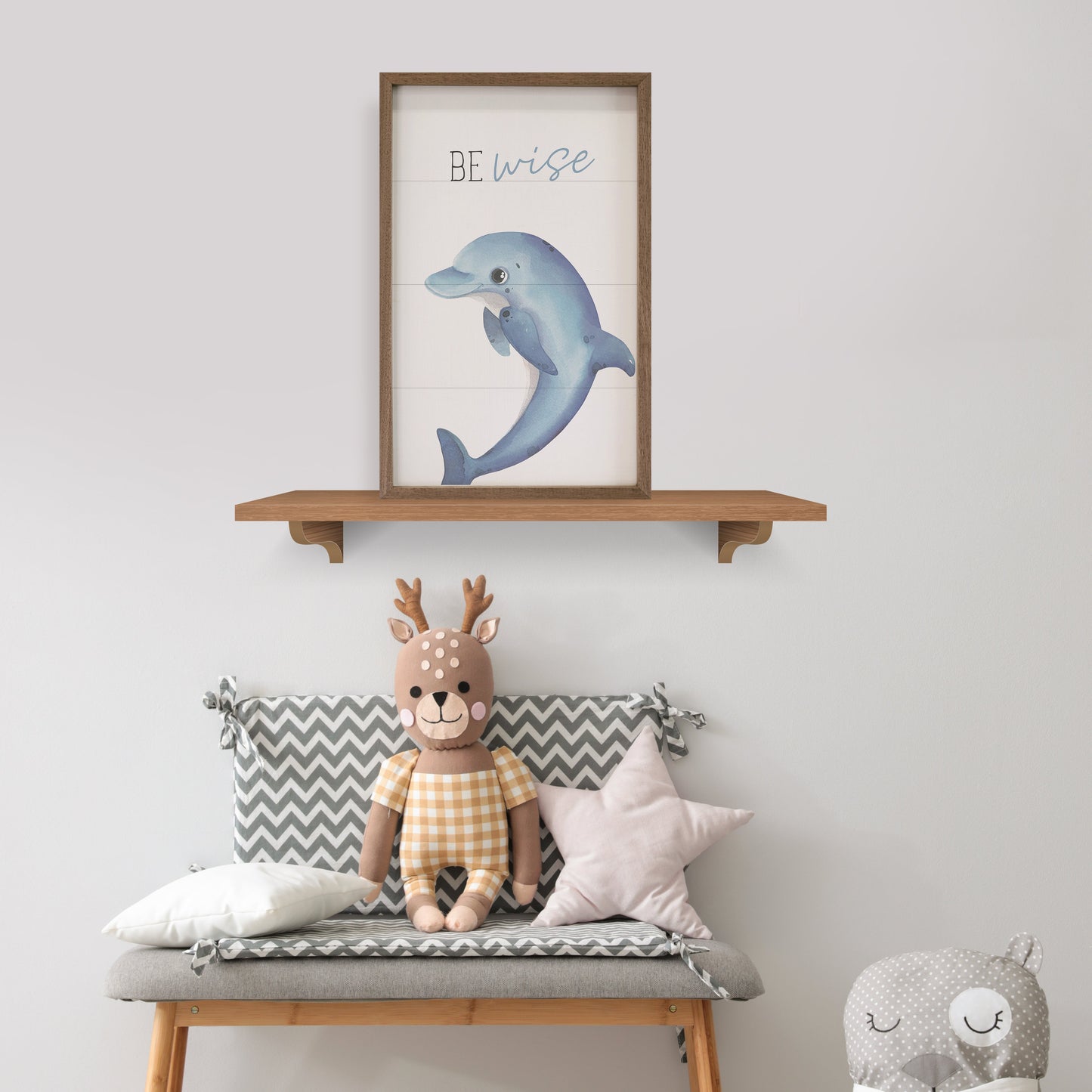 Be Wise Dolphin White