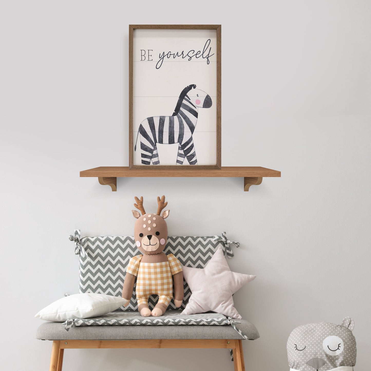 Be Yourself Zebra White