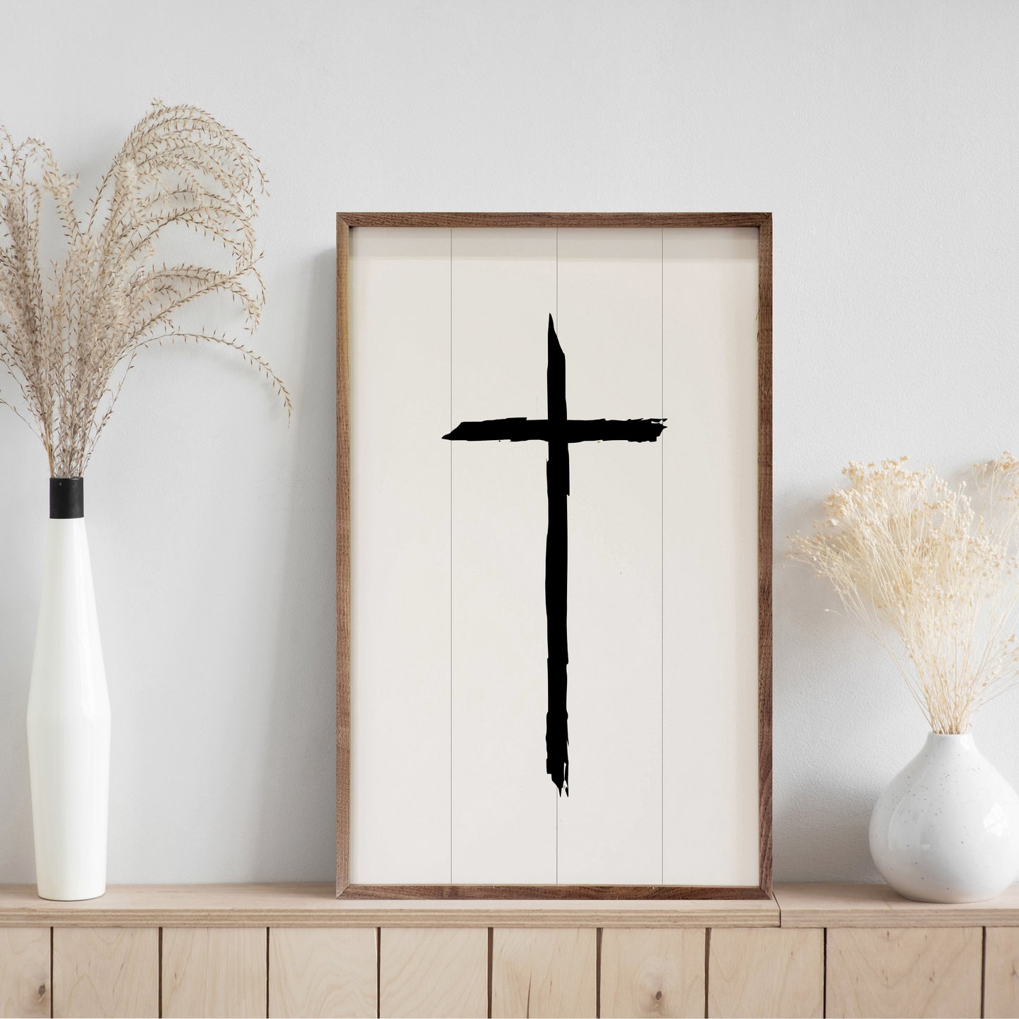 Black Cross White