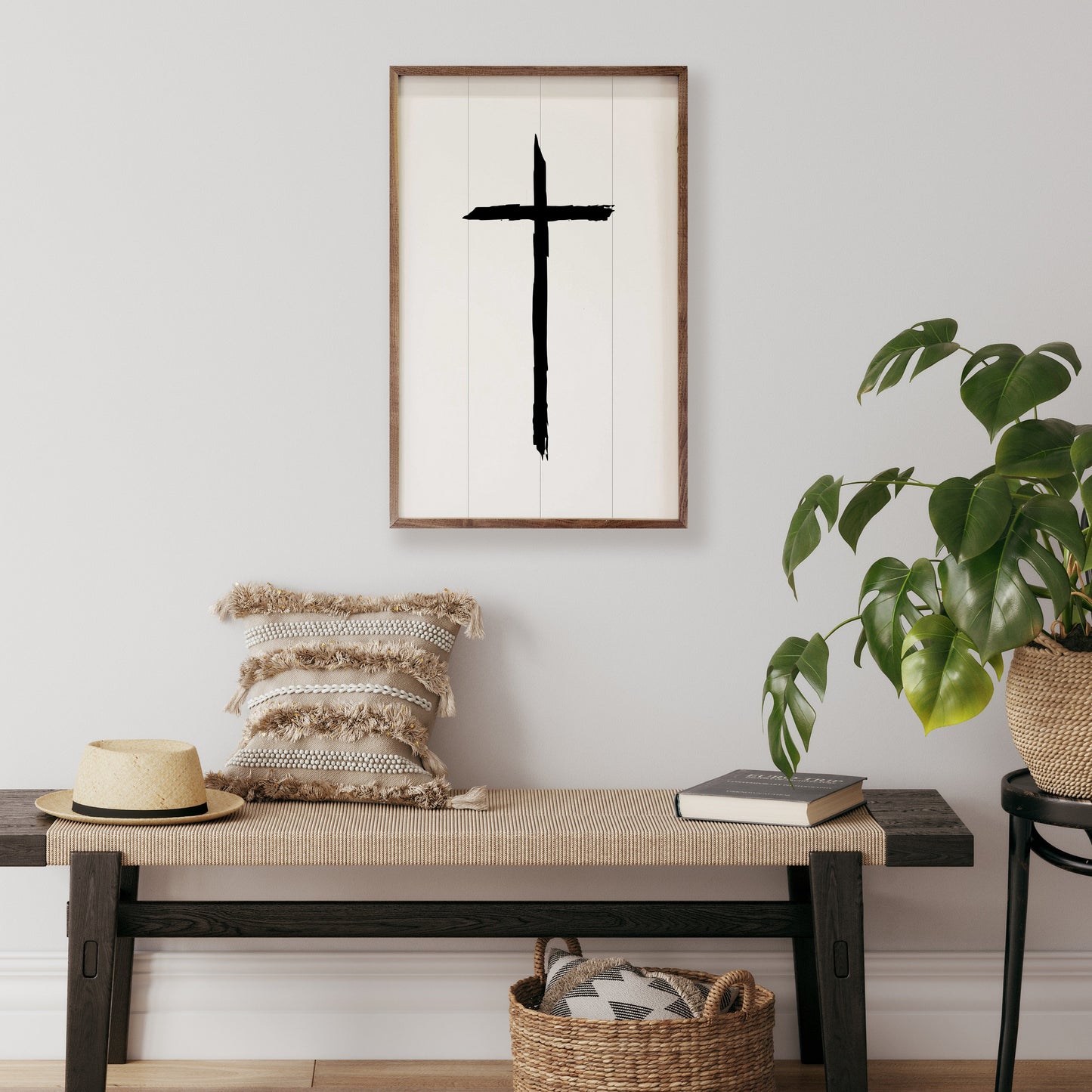 Black Cross White