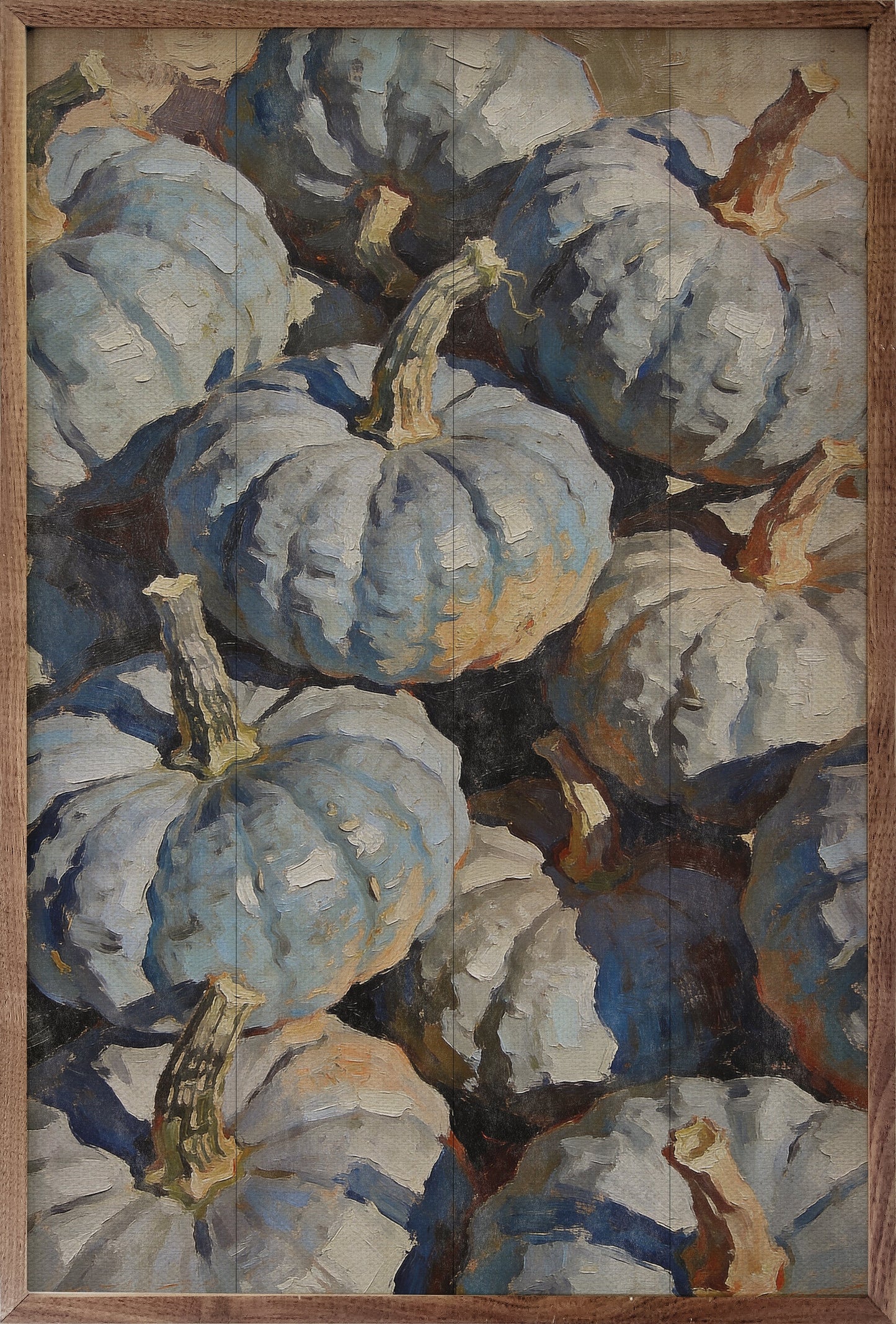 Blue Heirloom Pumpkin Cluster