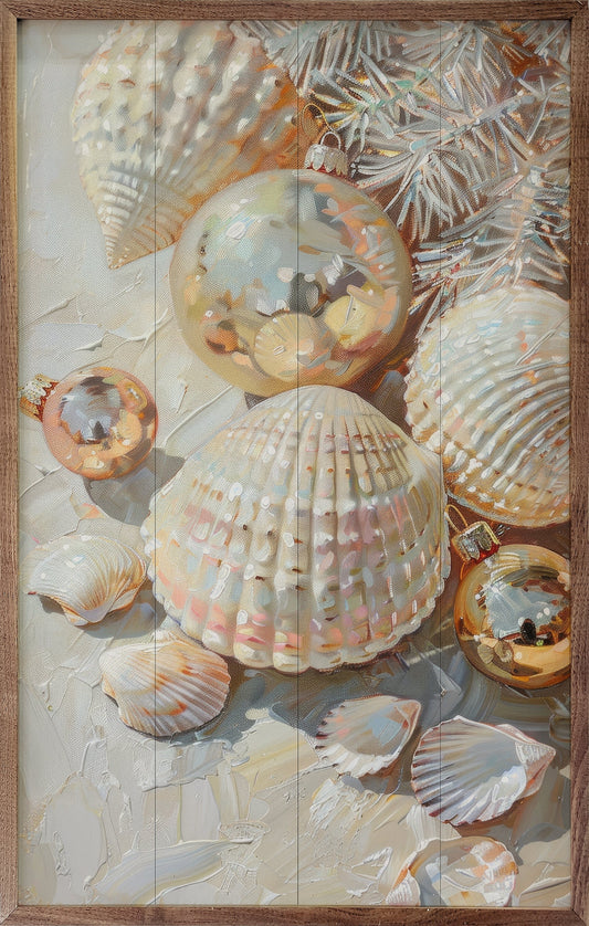 Christmas Shells I By Petals Prints Design