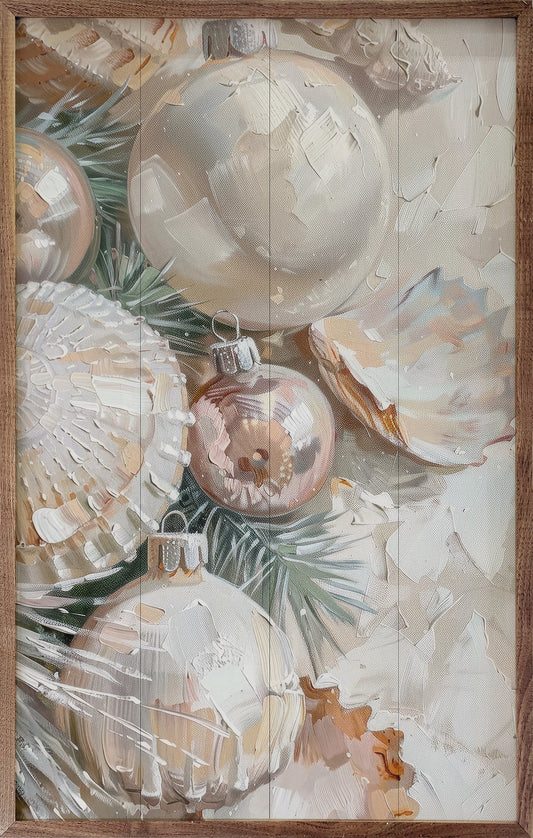 Christmas Shells II By Petals Prints Design