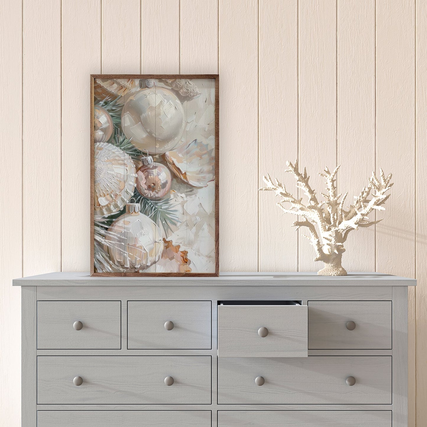 Christmas Shells II By Petals Prints Design