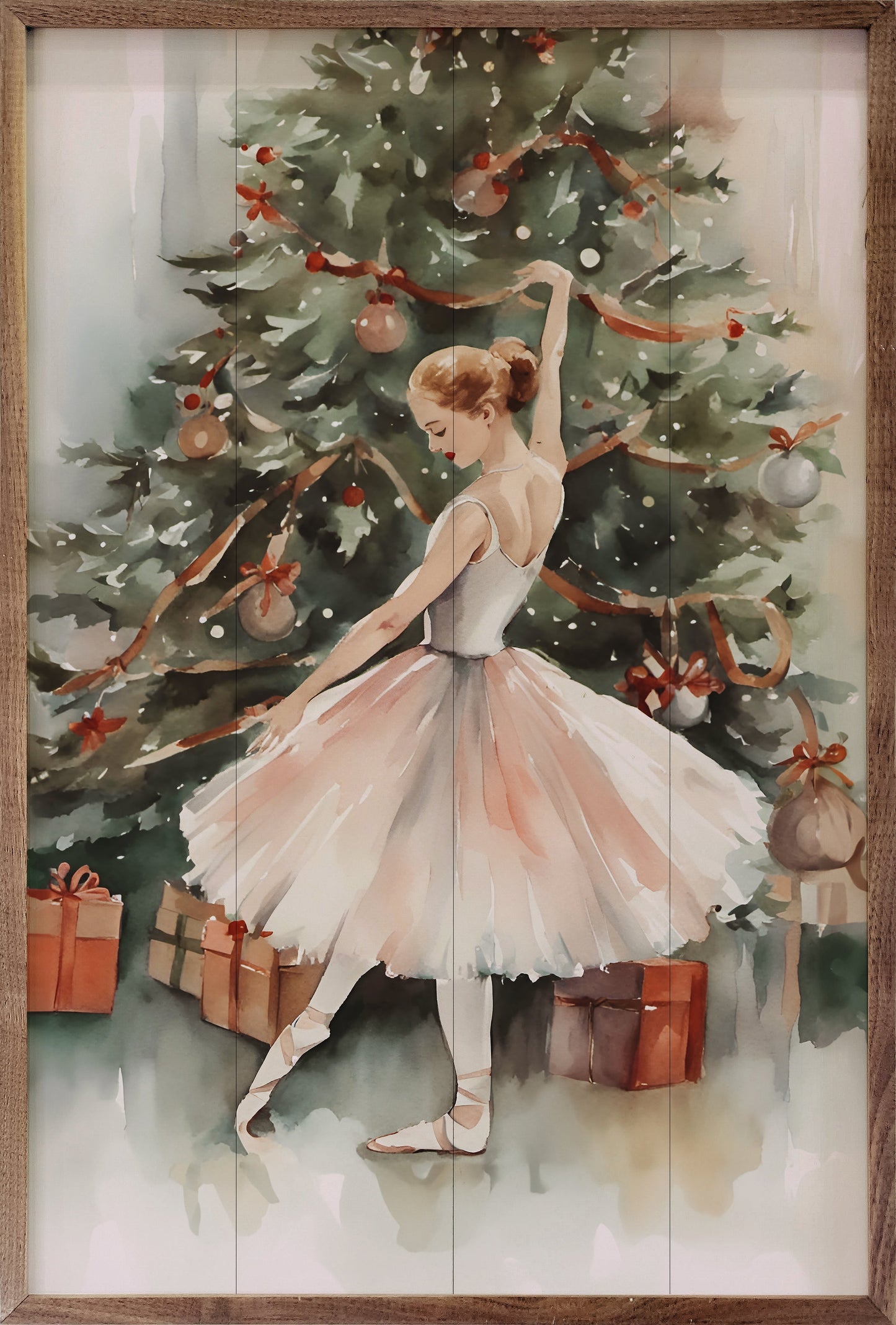 Dancer By Christmas Tree
