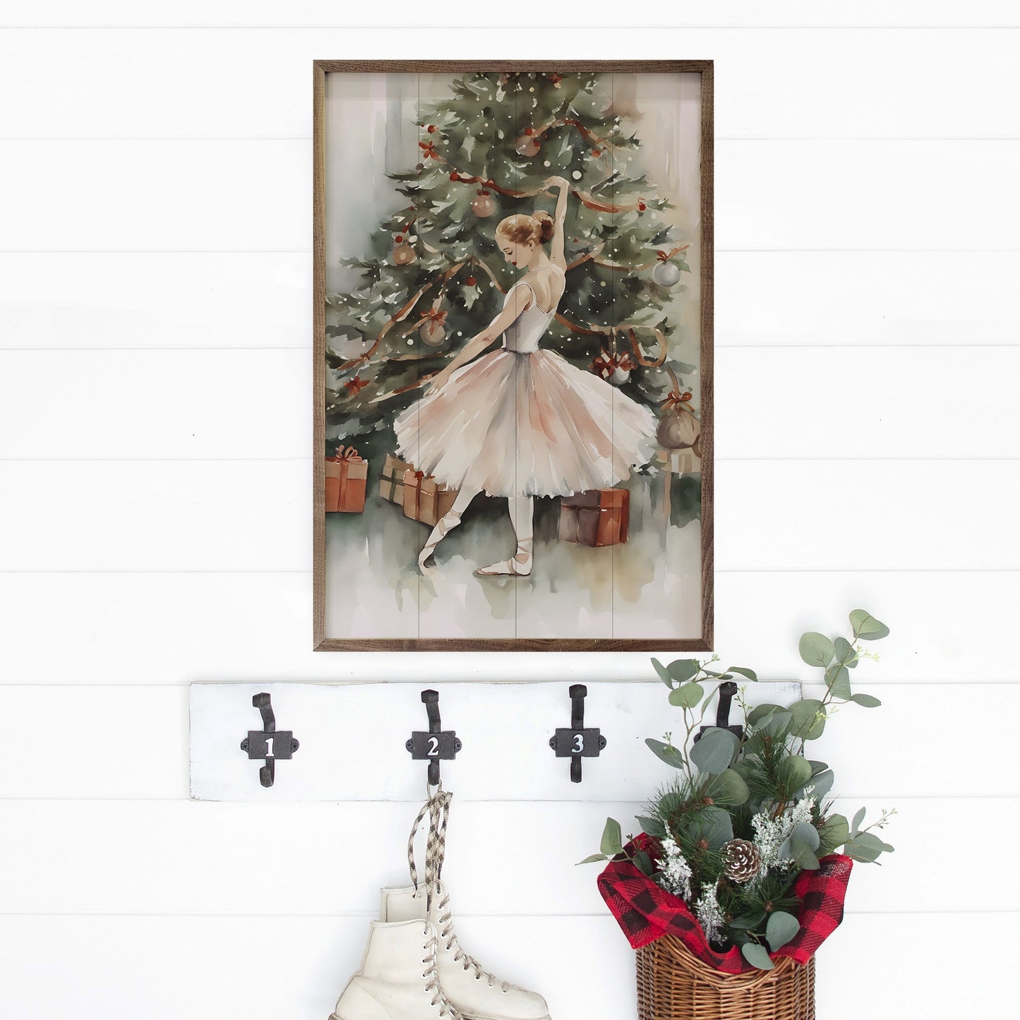 Dancer By Christmas Tree
