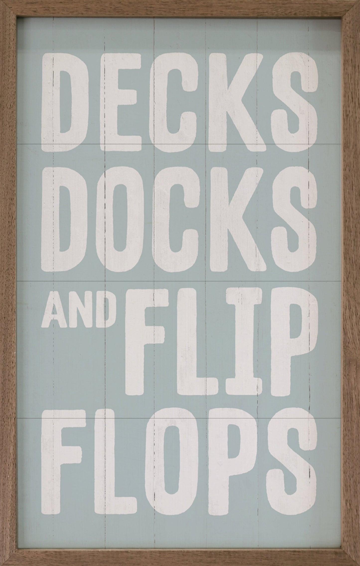 Decks Docks And Flip Flops Blue
