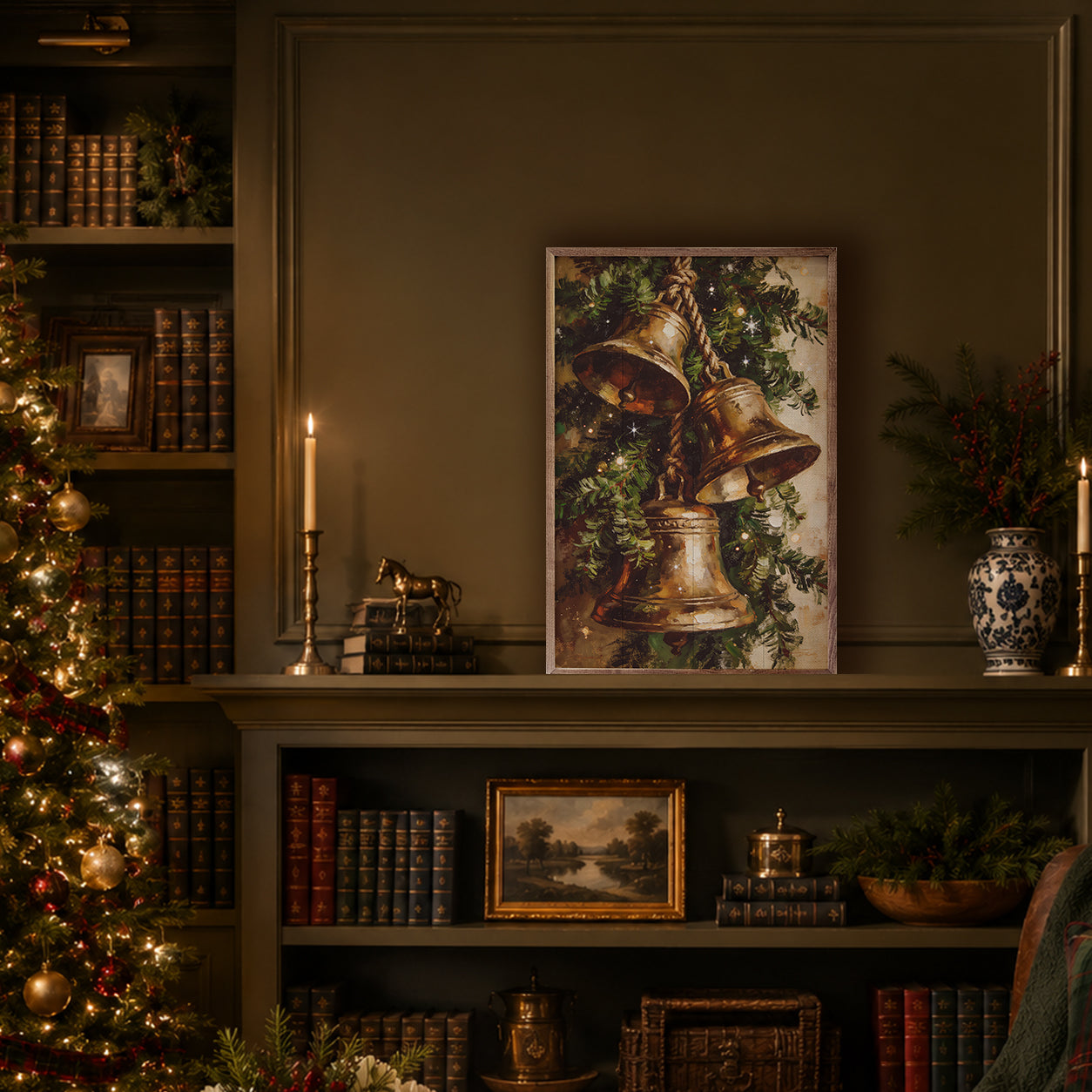 Evergreen Christmas Bells