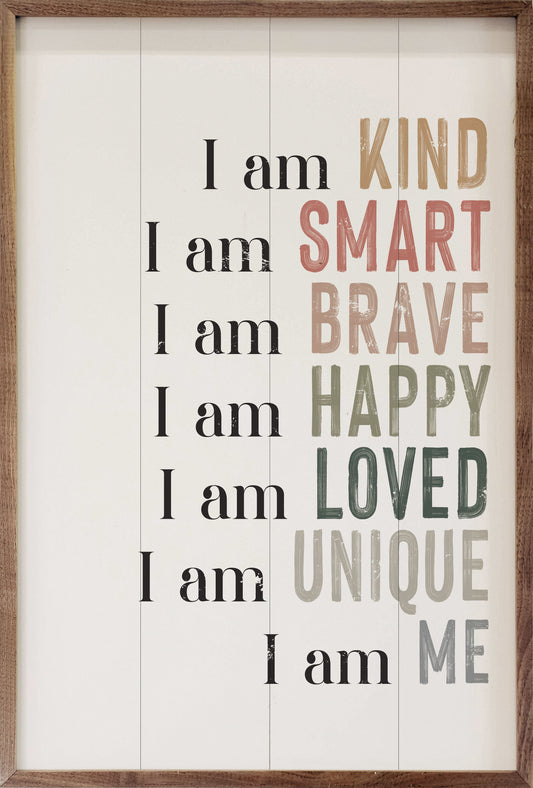 I Am With Words White