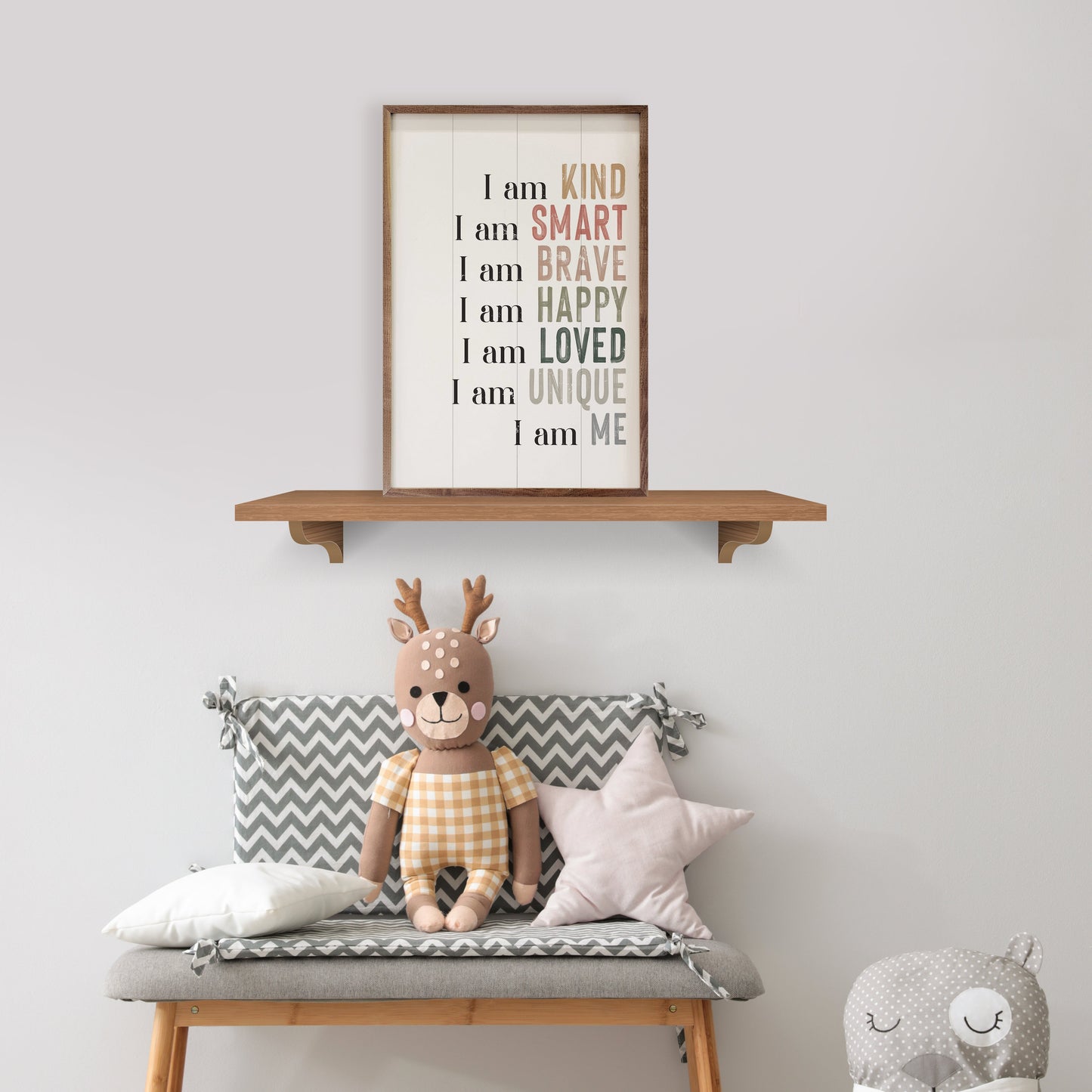 I Am With Words White