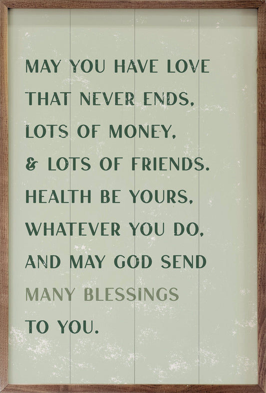 Irish Blessings Green