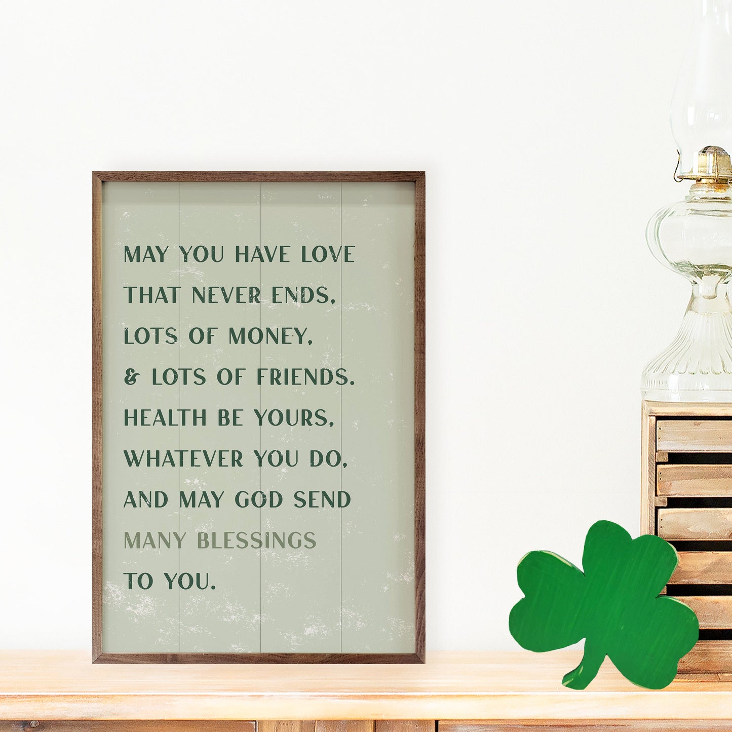 Irish Blessings Green